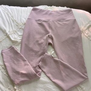 CALIA ribbed pink leggings